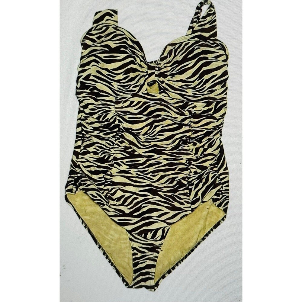 Torrid animal print One Piece Swimsuit 2X